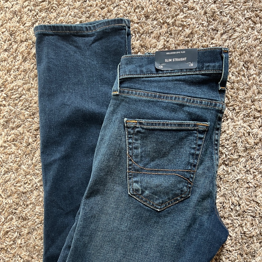 Hollister Dark Blue Denim Jeans